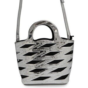 BALENCIAGA Silver Shoulder Bag